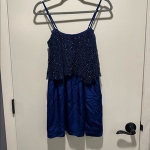 Blue, Urban Outfitters sequin party dress